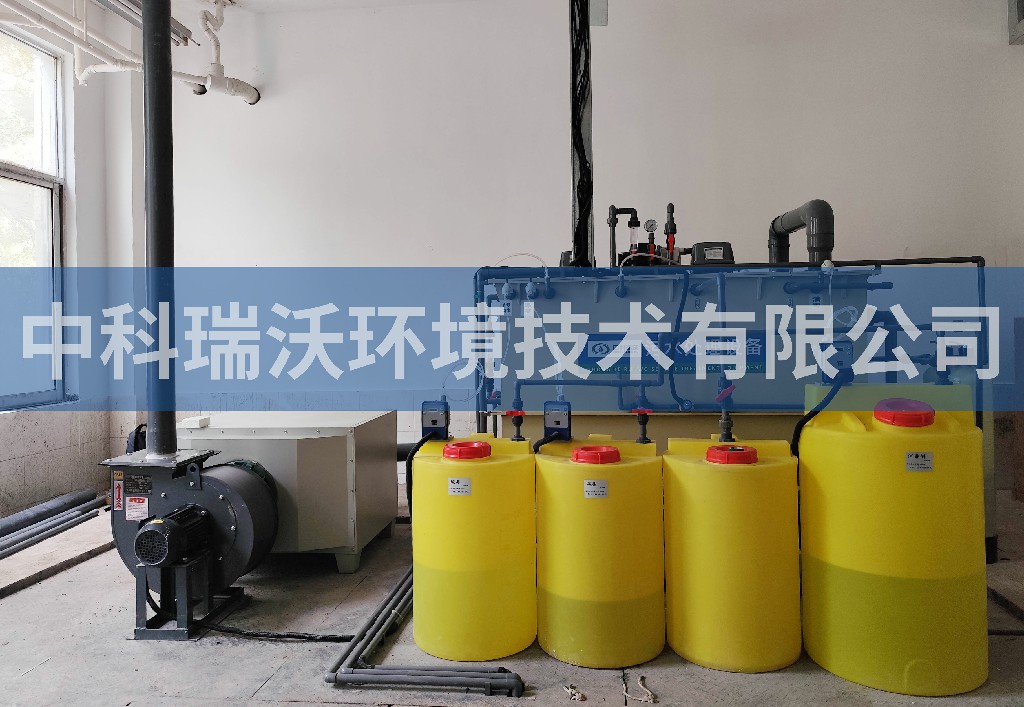 江苏省淮安市某护理职业学院污水处理设备安装调试完成