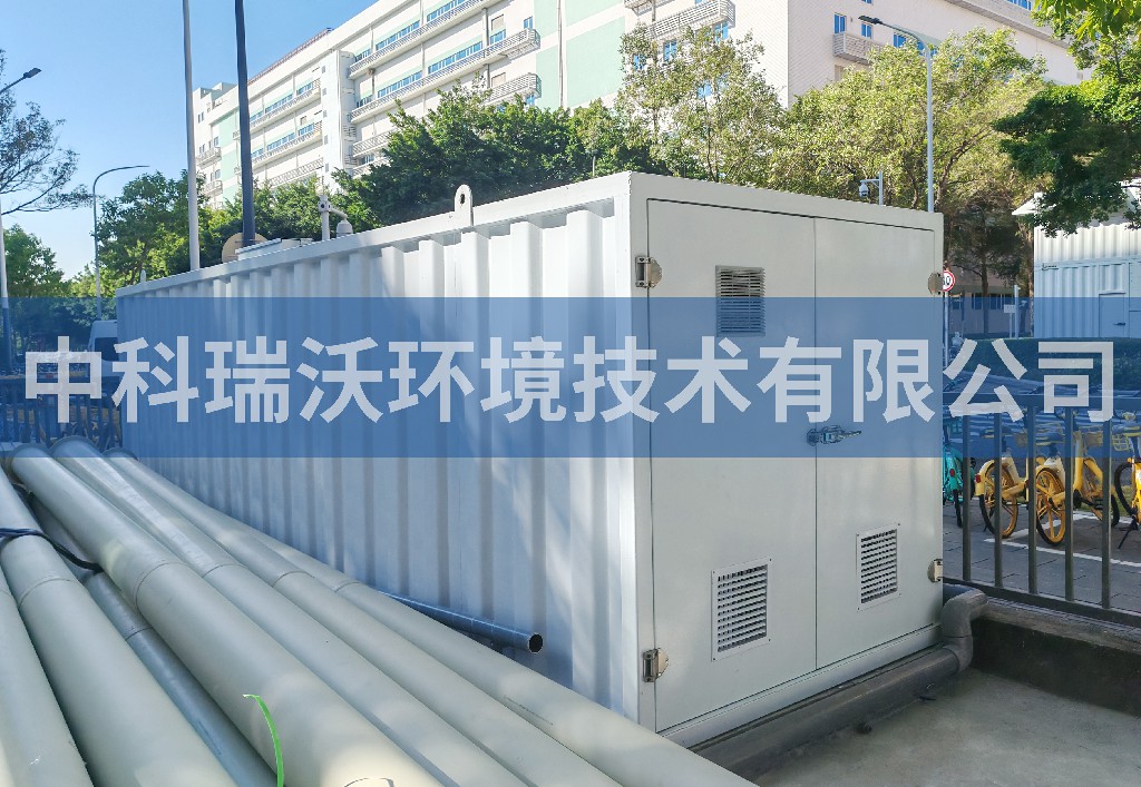 广东省深圳市富林大厦一体化污水处理设备安装调试完成