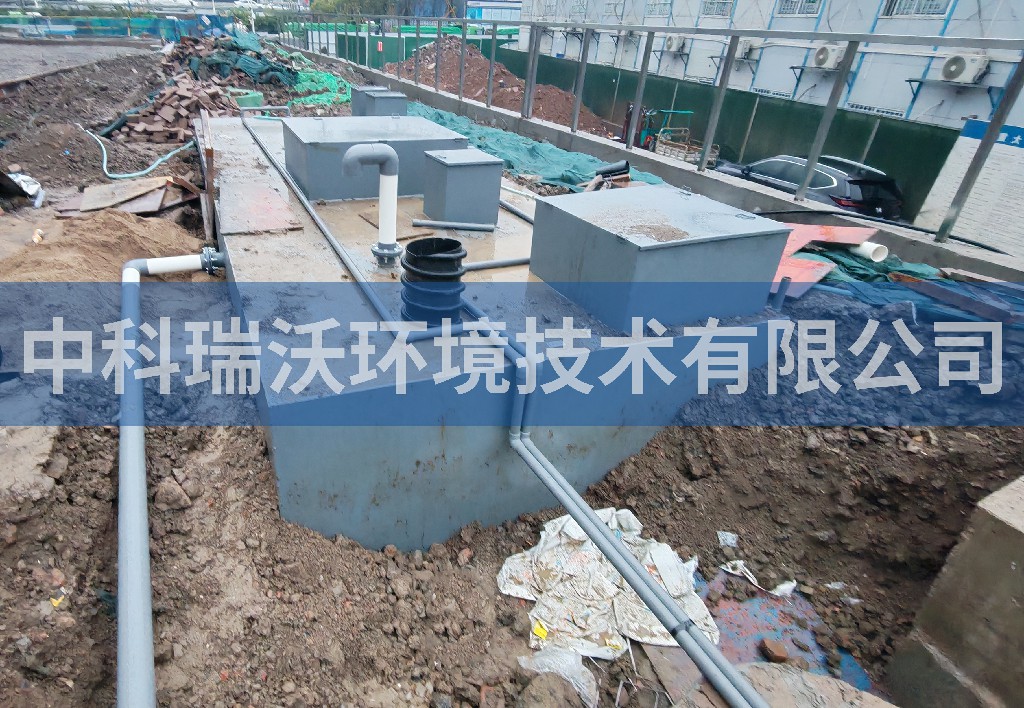 浙江省杭州市某工程有限公司污水处理设备安装调试完成